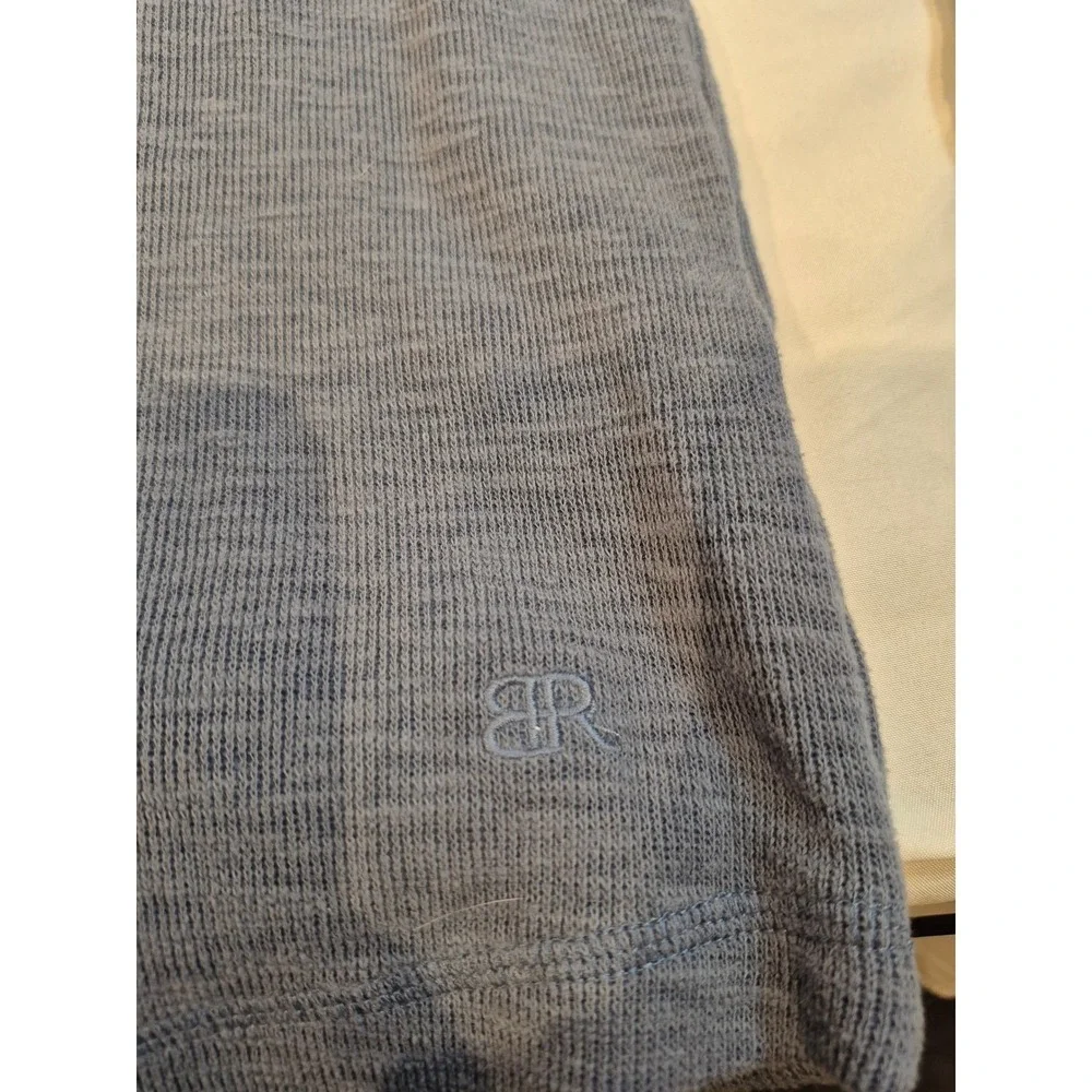 Banana Republic‎ Mens Blue Heathered Raglan Crewneck Sweater Small